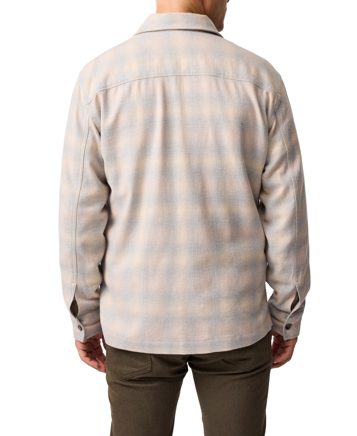 Rodd & Gunn Grey Town Button Front Overshirt In Gray