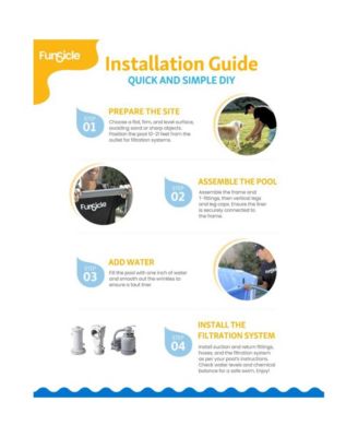 24'x12'x52" Oasis Rectangle Outdoor Above Ground Swimming Pool, Gray