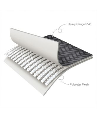 24'x12'x52" Oasis Rectangle Outdoor Above Ground Swimming Pool, Black