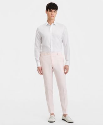 Men's Modern-Fit Solid Seersucker Pant
