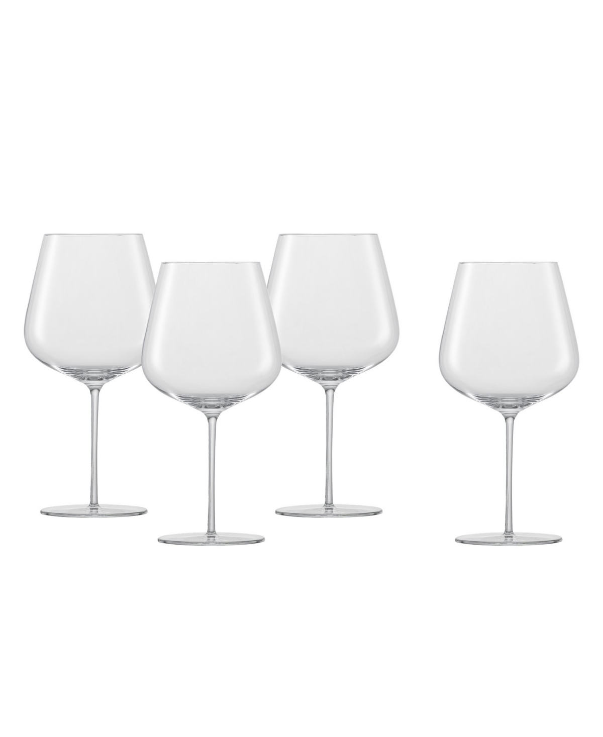 Zwiesel Glas Vervino Burgundy Glasses, Set Of 4 In Transparent