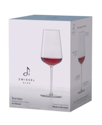 Vervino Red Wine Glasses, Set of 4