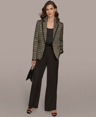 Women's Novelty One Button Jacket