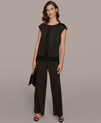 Women's Cap Sleeve Scoop Neck Top