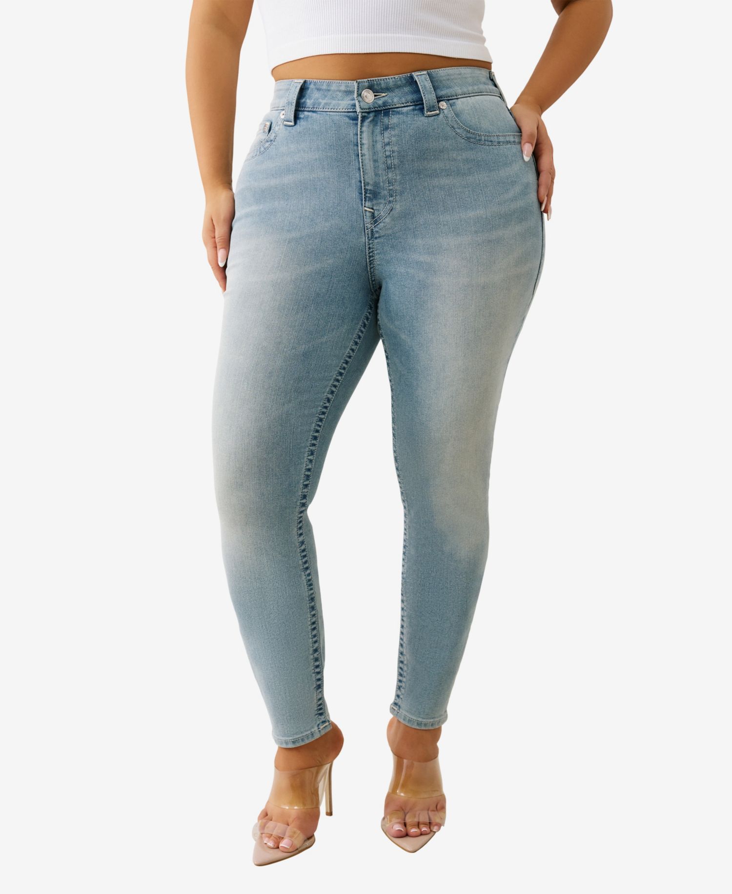 Plus Size Jennie Curvy Skinny Mid-Rise Jeans