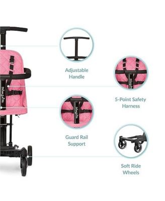 Coast Rider Travel Stroller Lightweight Stroller Compact Portable Vacation Friendly Stroller, Sky Blue