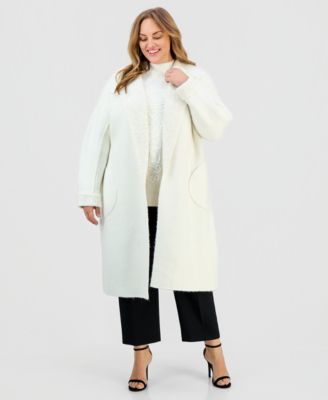 Anne Klein - Plus Size Front Pocket Long Cardigan