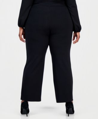 Plus Size High Rise Pull On Pants