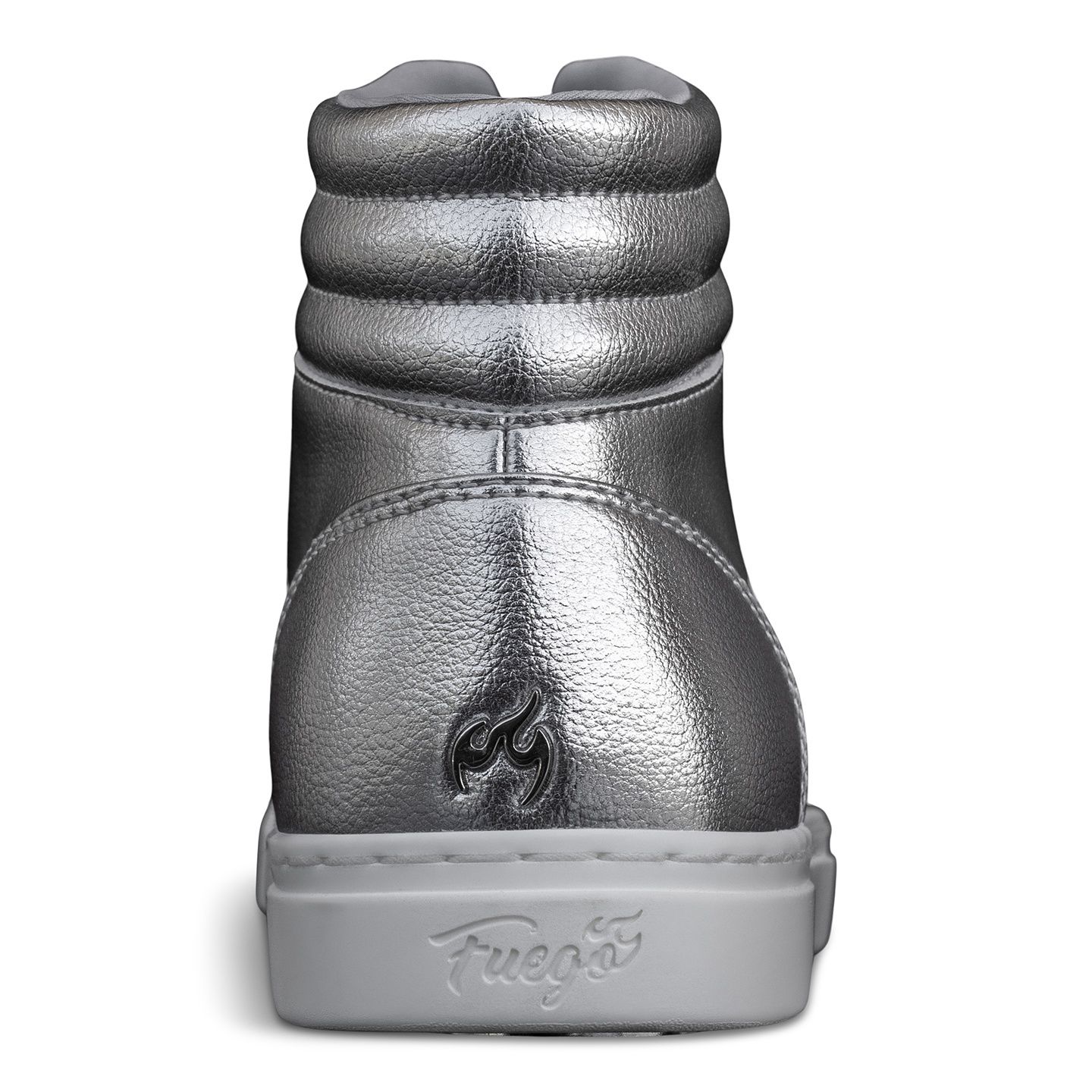 Женские кроссовки Fuego Silver High-top, цвет: Серебряный — фото 8