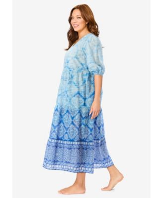 Plus Size Dreams and Co. Tiered Peasant Lounger