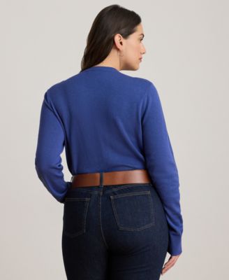 Plus Size Crewneck Long Sleeve Sweater