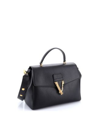 Medium Virtus Top Handle Bag Leather