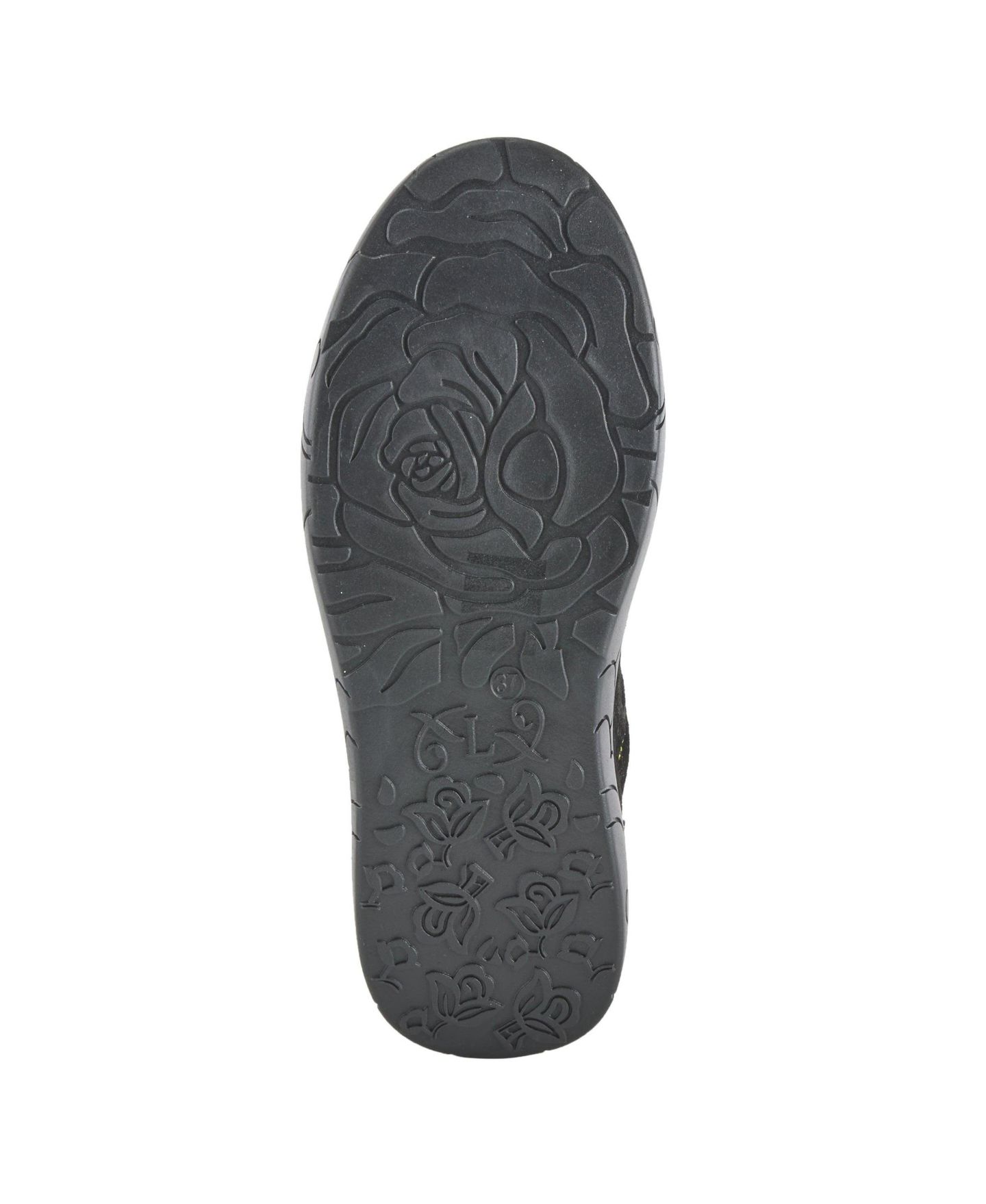 Женские кроссовки L'Artiste L Artiste Danli-Cheeta Hand Painted Leather Platform Sneakers with Metallic Floral Accents and Removable Insole, цвет: Бронзовый разноцветный — фото 6