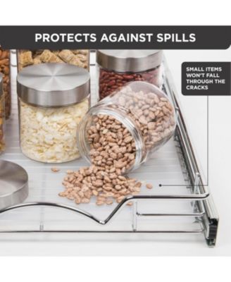 Hard Plastic Liner for Pull Out Shelf, Fits Pull Out Cabinet Organizer