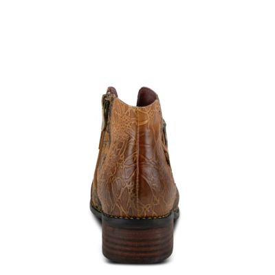 Spring Step Georgiana Bootie with Hand-Painted Design