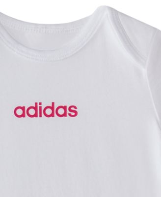 Baby Girls' Logo Bodysuits and Pants, 3-Piece Set