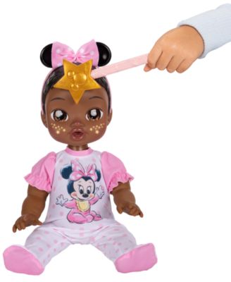 Deluxe Minnie Dark Brown Hair, Brown Eyes Feature Doll