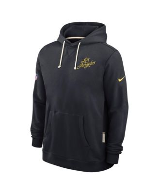 Men's Dark Blue Los Angeles Rams 2025 NFL Rivalries Sideline Dri-Fit Hoodie