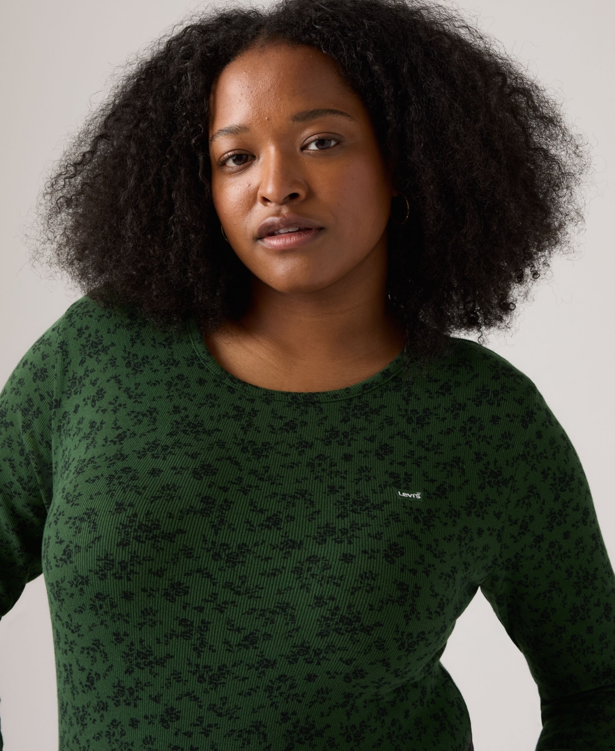 Levi's Plus Size Crewneck T-shirt In Green