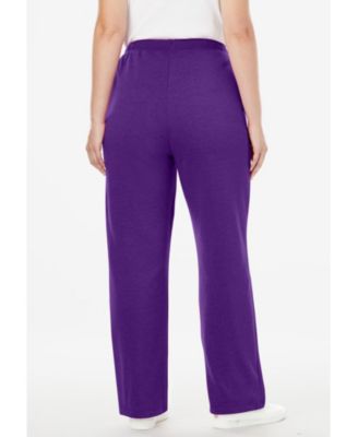 Plus Size Within Better-Fleece Pull-On Drawstring Sweatpants