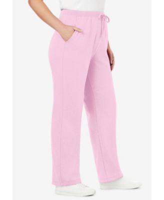 Plus Size Within Better-Fleece Pull-On Drawstring Sweatpants