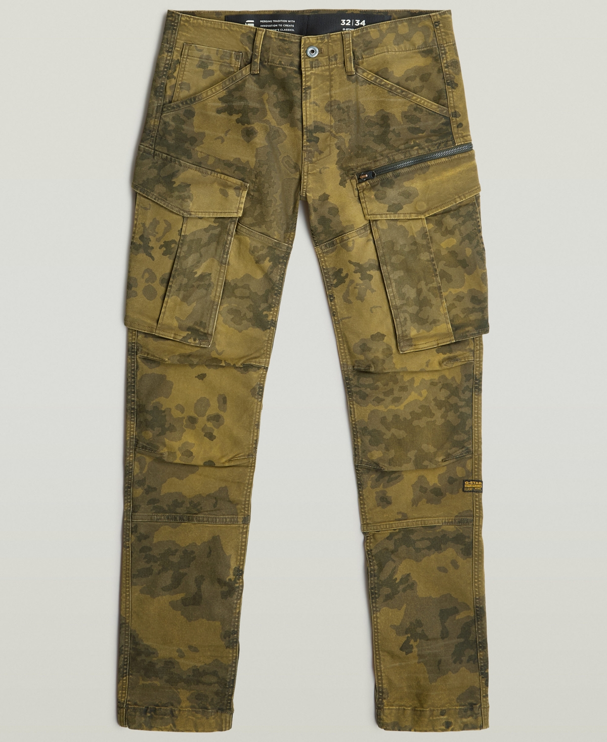 G-star Raw Rovic Zip 3d Regular Tapered In Green