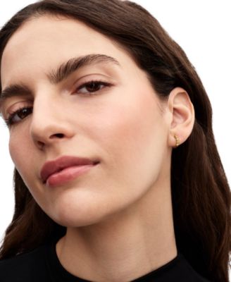 Yellow Hoop Earrings