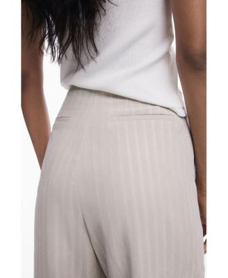 Women's Pleated trousers with waistband