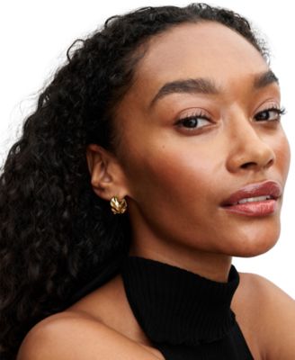 Rippled Hoop Earrings