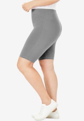 Plus Size Within Stretch Cotton Bike Short