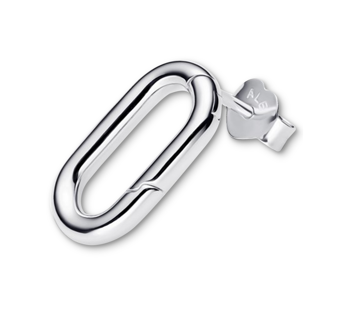 Pandora Openable Stud Earrings In Metallic