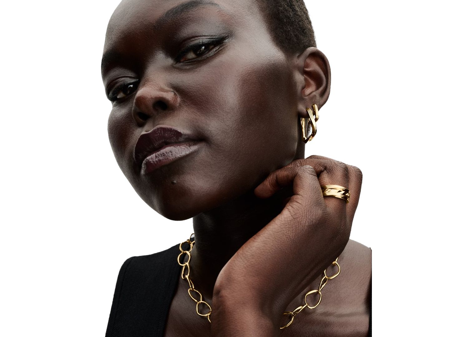 Twisted Triangle Small Hoop Earrings