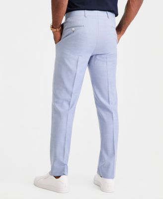 Men's Classic-Fit Sharkskin Dress Pants
