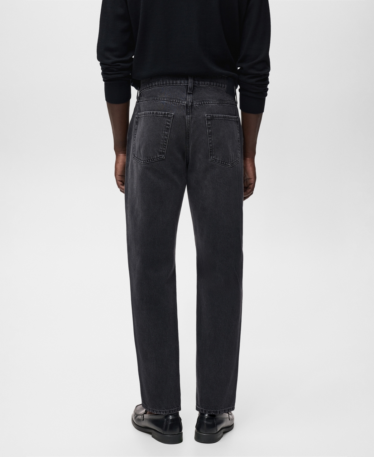 Mango Men's Moby Straight-Fit Dark-Wash Jeans
