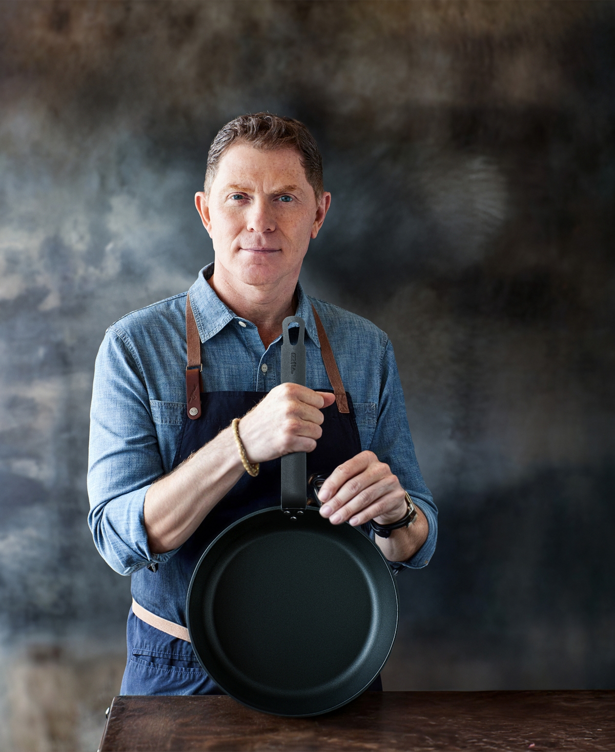 Greenpan Bobby Flay Carbon Steel 12" Frypan In Black