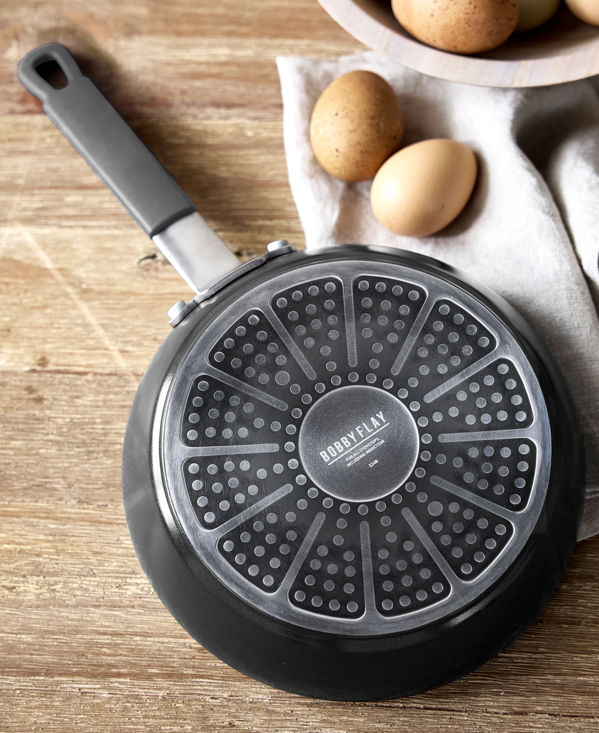 Greenpan Bobby Flay Ceramic Nonstick 12" Frypan In Gray