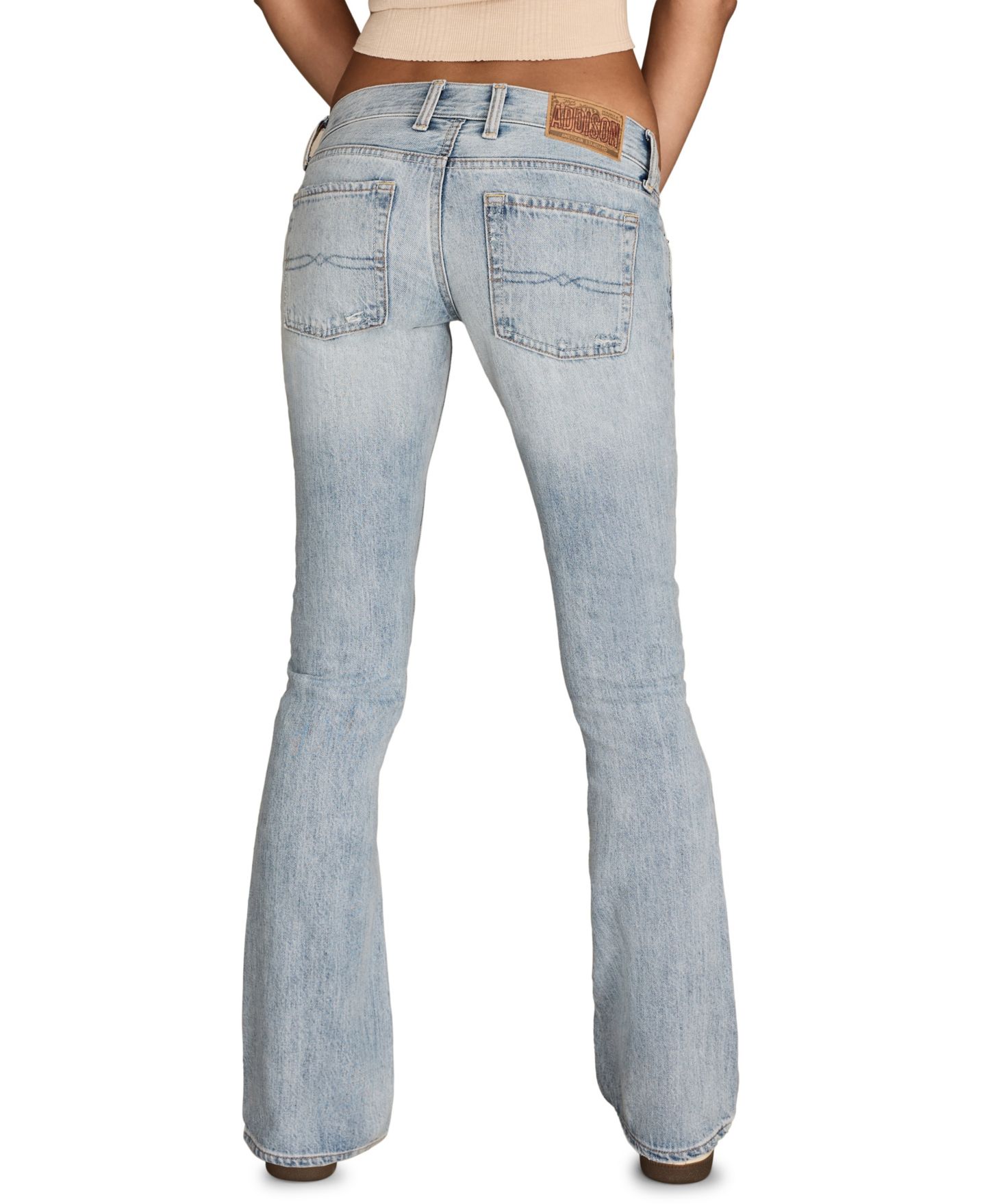 Женские джинсы Lucky Brand Addison Ultra Low Rise Flare, цвет: Bare — фото 3