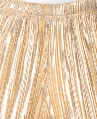 Girls' Toddler 2T-4T Metallic Pull-On Pants
