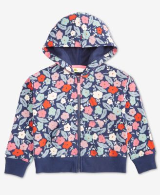Epic Threads - Girls Toddler 2T-4T Floral-Print Hoodie