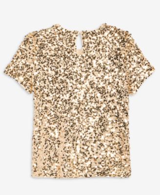 Girls' 5-20 Sequin Detail Top, Macy's Exclusive
