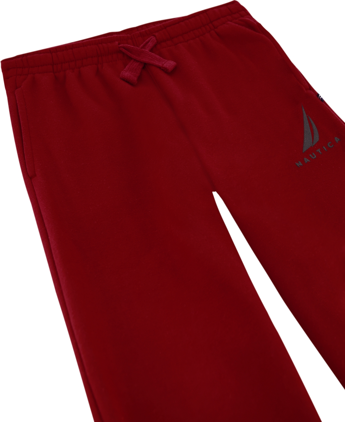 Nautica Boys 8-20 J-class Pull-on Elastic Joggers In Burgundy