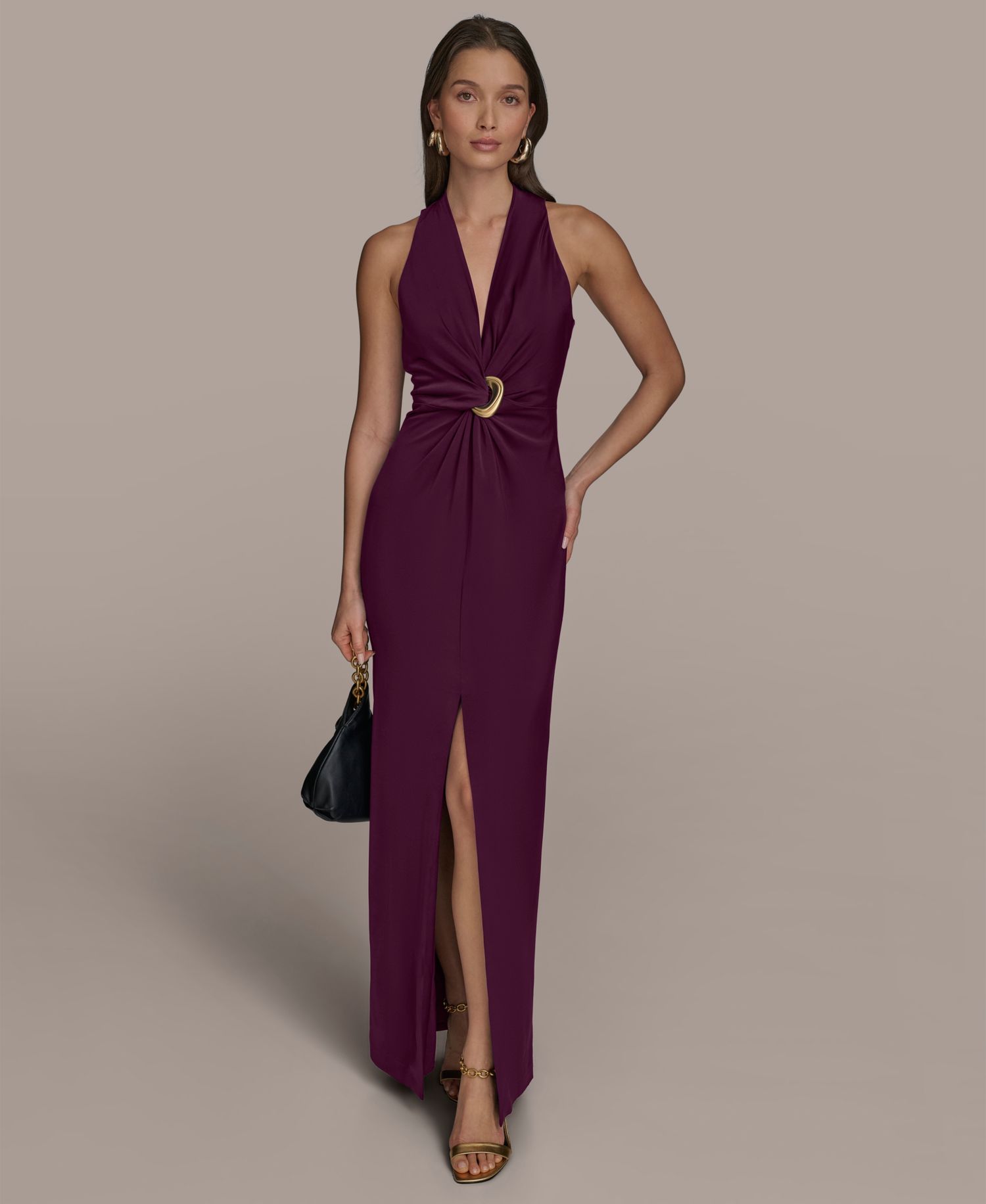 Women's V-Neck Sleeveless Dress