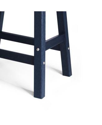 Outdoor Patio Adirondack Counter Height Stool Chair Set of 2