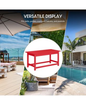 Outdoor Patio Classic Adirondack Coffee Table