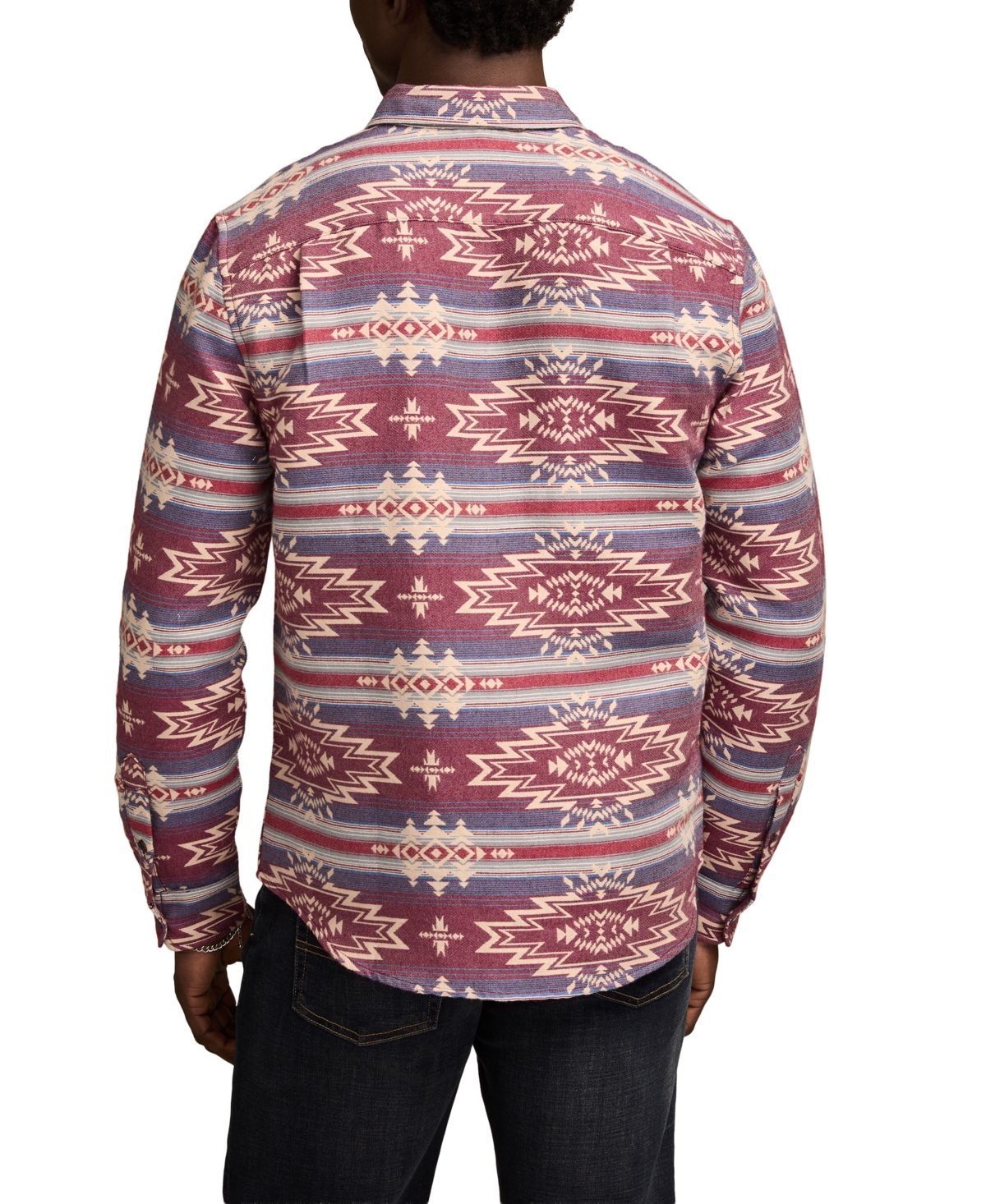 Lucky Brand Men's Long Sleeves Jacquard Humboldt Shirt