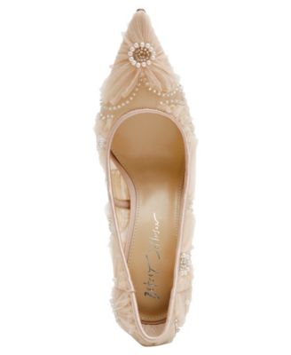 Women's Roxie Tulle Floral Applique Pumps