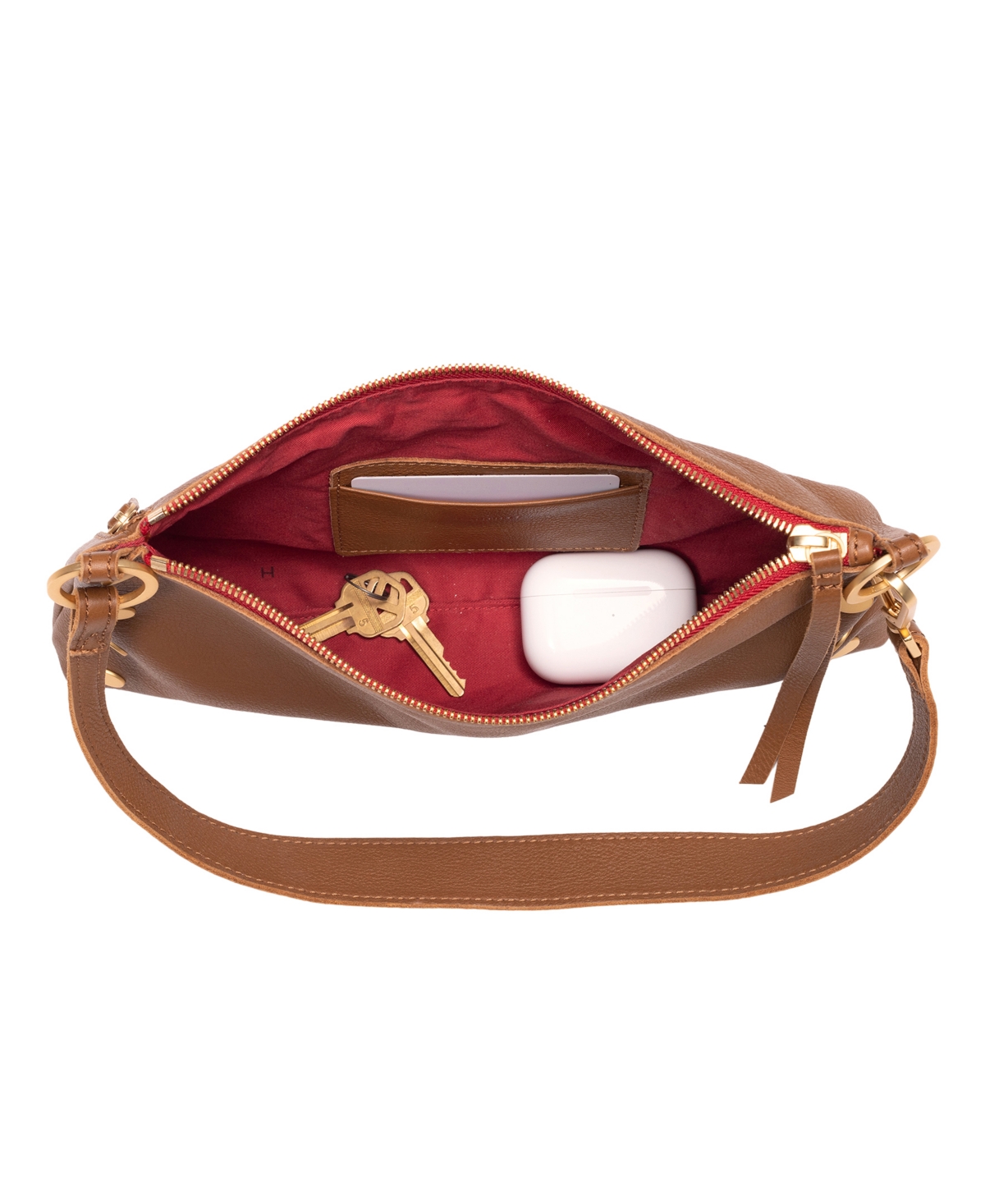 Hammitt Women's Kyle Small Pebbled Leather Crossbody Bag In Brown
