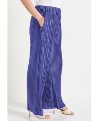 Women's June + Vie Plisse High-Rise Pants