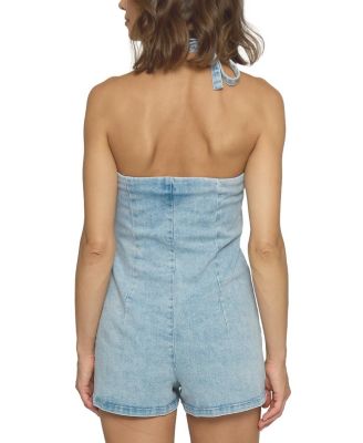 Women's Denim Suiting Romper