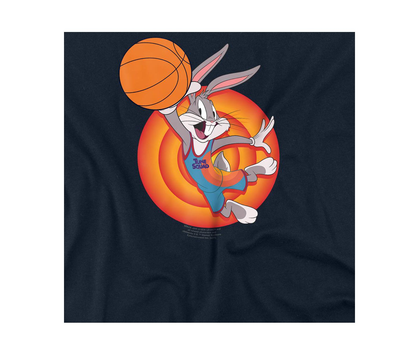 Мужская футболка Space Jam A New Legacy Bugs Slam, цвет: Тёмно-синий — фото 2